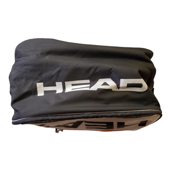 HEAD Tennis Duffel Large Bag Team Climate Control Double Strap Orange White Gray - Picture 4 of 16